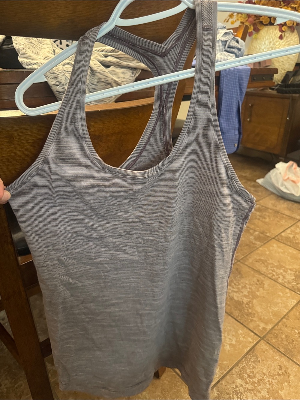 Lululemon Women's Purple Racerback Tank Top